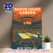 Basketball Game At Madison Square Garden Painting Poster, Vibrant Retro-style Basketball Arena Crowd Scene Poster, Eye-catching Sports Decor Ideal For_maomaolike.com
