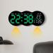 New Model Living Room Wall Digital LED Electronic Light Multifunctional Alarm Clock Temperature With Remote Control 2808_maomaolike.com