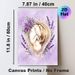 Fetus & Floral Themed Painting Poster, Soft Watercolor Style Poster, Delicate Fetus In Heart-shaped Frame Surrounded By Purple Lavender And Roses_maomaolike.com