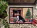 Appenzeller Sennenhund Cozy Christmas Doormat Front Door Mat Indoor Outdoor Rugs For Entryway, Non Slip Washable Low Pile, 24H X 36W_maomaolike.com