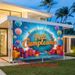 Spanish Happy Birthday Party Banner - Feliz Cumpleaños Design, 2D Flat Polyester Backdrop With Balloons, Gifts, Photo Props, Party Decor_maomaolike.com