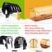 Safe Firm Humane Reusable Plastic Rodents Trap Household Mouse Catcher Smart Self-locking Mousetrap For Indoor Outdoor_maomaolike.com