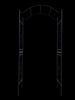 Metal Garden Arch Garden Arbor Trellis Climbing Plants Support Arch Outdoor Arch Wedding Arch Party Events Archway Black_maomaolike.com