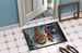 Fox Terrier And Santa Claus Doormat Front Door Mat Indoor Outdoor Rugs For Entryway, Non Slip Washable Low Pile, 24H X 36W_maomaolike.com