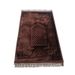 Premium Thick Prayer Mat – Soft Plain & Printed Design For Worship, Home & Mosque (Non-Slip Backing)_maomaolike.com