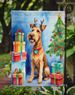 Irish Terrier Christmas Reindeer Garden Flag Mailbox Flag Decorative Yard Flag Banner Outside Patio Artwork Yard Flower Beds, Garden Size, Multicolor_maomaolike.com