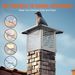 VEVOR Chimney Cap, 13 X 9 Inch, 304 Stainless Steel Fireplace Chimney Cover, Not Easily Toppled & Practical Accessories & Easy Installation, Fits Mesh Flue Covers Outside Clay Flue Shingles, Silver_maomaolike.com