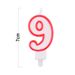 Number 9 Birthday Candle 3D Number Happy Birthday Cake Candles For Birthday Party Wedding Decoration Reunions Theme Party 7cm 24pcs_maomaolike.com