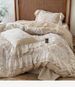 Wholesale INS French Country Style Soft Naked Sleep Double Layer Gauze 4-Piece Lace Trim Pure Cotton Four-Piece Set_maomaolike.com