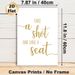 Witty Quote Typography Painting Poster, Elegant Gold Script Lettering Poster, Humorous Quote Design Ideal For Home Bar, Dining Space Decor_maomaolike.com