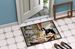 Bernese Mountain Dog Christmas Cookies Doormat Front Door Mat Indoor Outdoor Rugs For Entryway, Non Slip Washable Low Pile, 24H X 36W_maomaolike.com