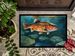 Brown Trout Doormat Front Door Mat Indoor Outdoor Rugs For Entryway, Non Slip Washable Low Pile, 24H X 36W_maomaolike.com