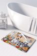 Fox Terrier The Chef Memory Foam Kitchen Mat Machine Washable Anti-Fatigue Mat Cushion Comfort Bath Mat Or Kitchen Rug_maomaolike.com