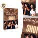 Joyful Girls' Gathering Painting Poster, Warm-toned Retro Style Poster, Playful "Let's Inhale A Shot" Design With Laughing Women, Ideal For Home Bar_maomaolike.com