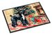 Portuguese Water Dog Cozy Christmas Doormat Front Door Mat Indoor Outdoor Rugs For Entryway, Non Slip Washable Low Pile, 24H X 36W_maomaolike.com