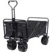 Collapsible Heavy Duty Beach Wagon Cart Outdoor Folding Utility Camping Garden Beach Cart With Universal Wheels Adjustable Handle Shopping_maomaolike.com