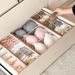 Drawer Organizer Divider Underwear Storage Box Sock Organizer Magic Divider Wardrobe Bra Leggings Organizer Basket_maomaolike.com