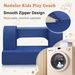 4PCS Modular Kids Play Couch Filled With 100% 28D Sponge,Toddler Nugget Convertible Couch_maomaolike.com