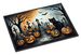 Black Cat Spooky Halloween Doormat Front Door Mat Indoor Outdoor Rugs For Entryway, Non Slip Washable Low Pile, 24H X 36W_maomaolike.com