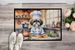 Shih Tzu The Chef Doormat Front Door Mat Indoor Outdoor Rugs For Entryway, Non Slip Washable Low Pile, 24H X 36W_maomaolike.com