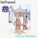Pope Leo XIV Religious Painting Poster, Serene Warm-toned Snowy Vatican Scene Poster, Inspirational Faith-themed Decor Ideal For Home, Prayer Room_maomaolike.com