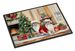 Pekingese Cozy Christmas Doormat Front Door Mat Indoor Outdoor Rugs For Entryway, Non Slip Washable Low Pile, 24H X 36W_maomaolike.com