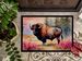Wood Bison Doormat Front Door Mat Indoor Outdoor Rugs For Entryway, Non Slip Washable Low Pile, 24H X 36W_maomaolike.com