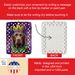 Labrador Retriever King Of Mardi Gras Porcelain Ornament Christmas Tree Hanging Decorations For Home Christmas Holiday, Rectangle, Gift, Multicolor_maomaolike.com
