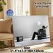Surreal Retro Home Themed Painting Poster, Monochrome Whimsical Artistic Scene Poster, Unique Creative Design Ideal For Living Room, Office Decor_maomaolike.com