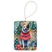 Australian Cattle Dog Christmas Porcelain Ornament Christmas Tree Hanging Decorations For Home Christmas Holiday, Rectangle, Gift, Multicolor_maomaolike.com