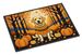 Yellow Labrador Retriever Fall Doormat Front Door Mat Indoor Outdoor Rugs For Entryway, Non Slip Washable Low Pile, 24H X 36W_maomaolike.com