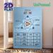Parts Of An Atom Painting Poster, Clear Educational Scientific Diagram Poster, Informative Atom Structure Reference Suitable For Study Rooms_maomaolike.com