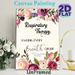 Respiratory Therapy Painting Poster, Soft-toned Watercolor Floral Poster, Inspirational "Making Every Breath Count" Design, Ideal For Clinic, Office_maomaolike.com
