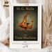 The Time Machine Themed Painting Poster, Vintage Sci-Fi Style Artistic Mechanical Vehicle Poster, Literary-inspired Wall Decor Ideal For Study, Living_maomaolike.com