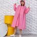 Anorak Rain Jacket White | Waterproof Lightweight Hooded Pullover Home Office - 859_maomaolike.com