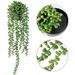 Fake Hanging Plants Artificial Succulent Lover's Tears Fake Plants Pearl String Beads Potted Plants_maomaolike.com