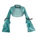 Women's Clothing Short slim dress coat Women's long sleeved small cape waistcoat Spring and autumn casual velvet small outerwear top_maomaolike.com