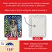 Saint Bernard Christmas Reindeer Porcelain Ornament Christmas Tree Hanging Decorations For Home Christmas Holiday, Rectangle, Gift, Multicolor_maomaolike.com