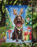 American Water Spaniel Christmas Reindeer Garden Flag Mailbox Flag Decorative Yard Flag Banner Outside Patio Artwork Yard Flower Beds, Garden Size, Multicolor_maomaolike.com