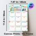 Birthday Tracker Painting Poster, Vibrant Cartoon-style Birthday Record Poster, Functional Design To Log Monthly Birthdays, Suitable For Office And_maomaolike.com
