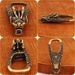 Brass Faucet Keychain Accessories Creative Phoenix Head Men's Bag Pendant Copper Products Crafts Outdoor Waist Buckle_maomaolike.com