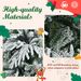 6FT Pre-Lit Spruce Snow Flocked Christmas Tree, Artificial Hinged Xmas Tree With 300 Multi-Color LED Lights, 8 Flashing Modes &790 Snow Branch Tips, Holiday Office Home Décor_maomaolike.com
