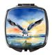 Gull Flying Low Compact Mirror Decorative Travel Makeup Mirror For Women Girls Gifts Pocket Makeup Mirror Folding Handheld_maomaolike.com