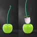 Cherry Plastic Long Handle Toilet Brush Set Bathroom No Dead Angle Cleaning Artifact Cross-border Hot Sale_maomaolike.com