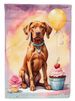 Vizsla Happy Birthday House Flag Large Porch Sleeve Pole Decorative Outside Yard Banner Artwork Wall Hanging, Polyester, House Size, Multicolor_maomaolike.com