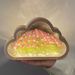DIY Tulip Mirror Cloud Lamp, USB Recharge Cute Floral Lampu Malam, Handmade Flower Decor Night Light Bedroom Desktop Selfie Background Gift_maomaolike.com