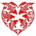 Chinese Folk Custom Lucky Fortune Koi Fish Paper-cut Finished Transparent Waterproof Sunproof Self-adhesive Glass Door_maomaolike.com