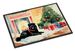 Chow Chow Cozy Christmas Doormat Front Door Mat Indoor Outdoor Rugs For Entryway, Non Slip Washable Low Pile, 24H X 36W_maomaolike.com