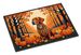 Vizsla Fall Doormat Front Door Mat Indoor Outdoor Rugs For Entryway, Non Slip Washable Low Pile, 24H X 36W_maomaolike.com
