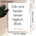 German Bible Verse Painting Poster, Minimalist Monochrome Typographic Poster, Inspirational Religious Quote Decor For Home, Dining Room, Prayer Space_maomaolike.com